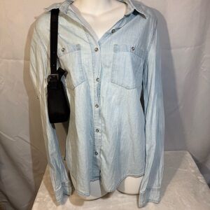 Wax Jean Light Blue Denim Shirt